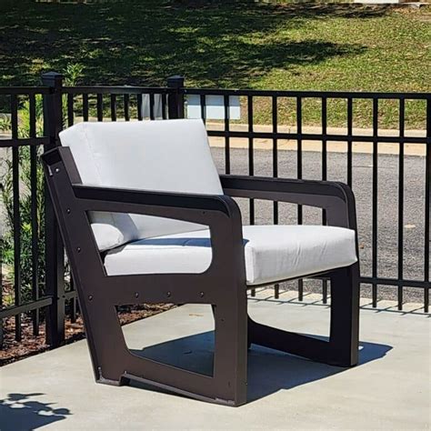 Cabana Outdoor Furniture Love Seat And Ottoman Boat Dock Furniture