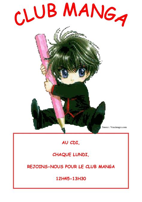 Un Club Manga Au Cdi Coll Ge Les Champs Philippe