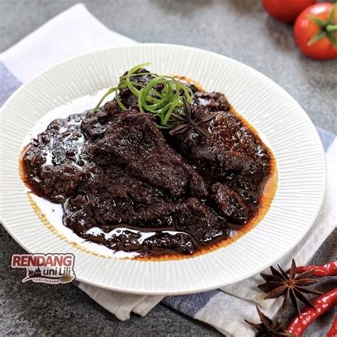 Jual Rendang Daging Gr Khas Minang Hitam Uni Lili Asli Padang