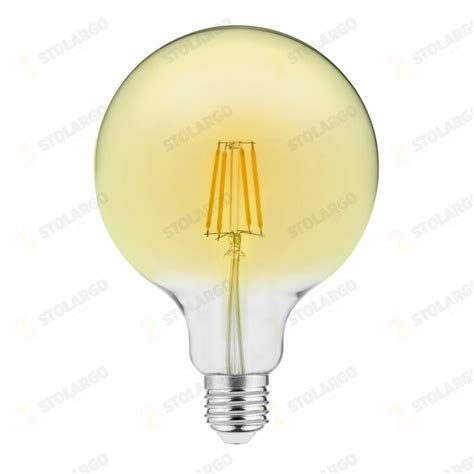 Stolargo GTV LD G125FV4 30 Żarówka LED FILAMENT Vintage G125 E27 4W