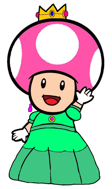 Super Mario Classic Toadette Princess Outfit 2d By Joshuat1306 On