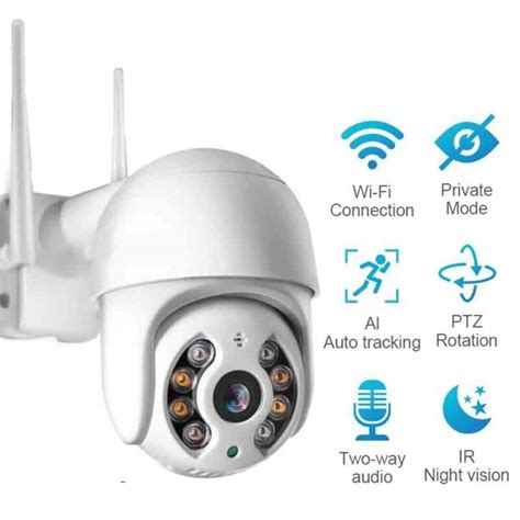 PTZ IP Wifi Camera AUTO Tracking Surveillance Cameras Colorful Night ...
