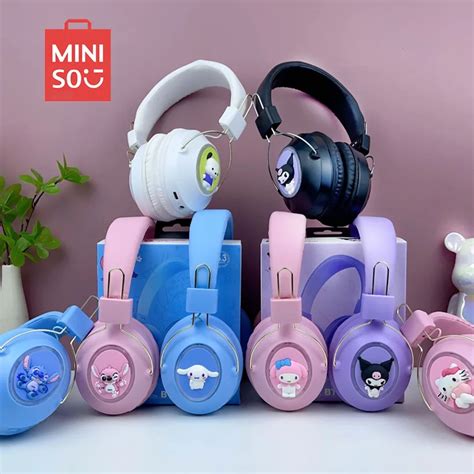 Sanrio Kuromi Stitch Auriculares Deportivos Con Bluetooth Cascos Inal