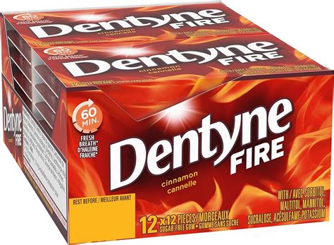 Dentyne Fire Cinnamon Gum 12ct Stockup Market