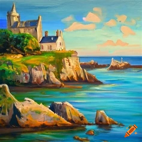 Painting Bretagne France