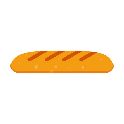 Bread Flat Vector, Bread, Food, Bakery PNG and Vector with Transparent ...