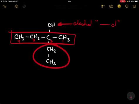 Solved Give The Correct Iupac Name For The Following Structure Oh A