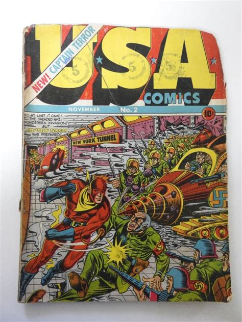 USA Comics 2 1941 PR Condition See Desc Comic Books Golden Age