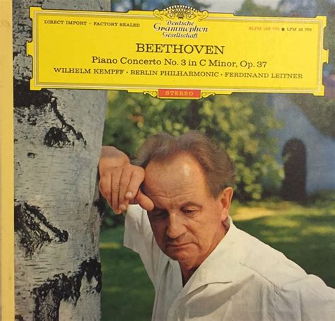 Deutsche Grammophon Stereo Kempff Beethoven Concerto No 3