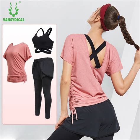 Vansydical Womens Professional Sport Suits For Fitness Running Yoga