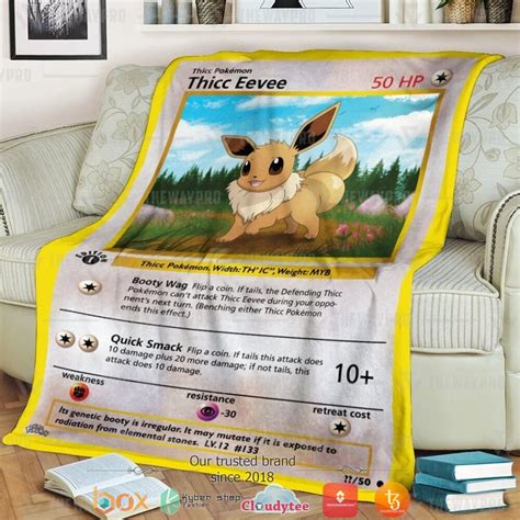 Anime Pokemon Eevee Evolution Blanket Hot Sale