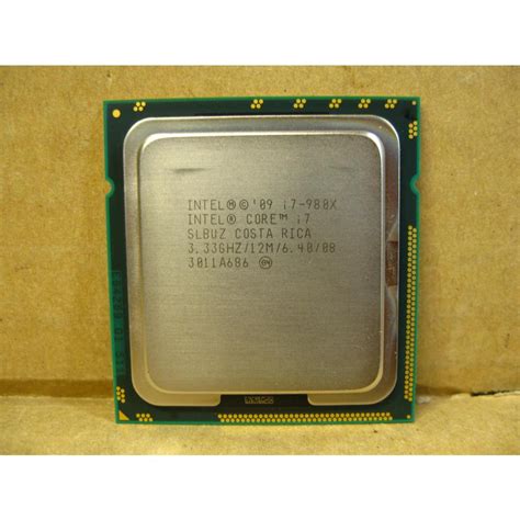 Intel Core I7 980x 333ghz Slbuz 12m 64gts 130w Lga1366 中古 Intelcorei7980x333ghzslbuzlga1366