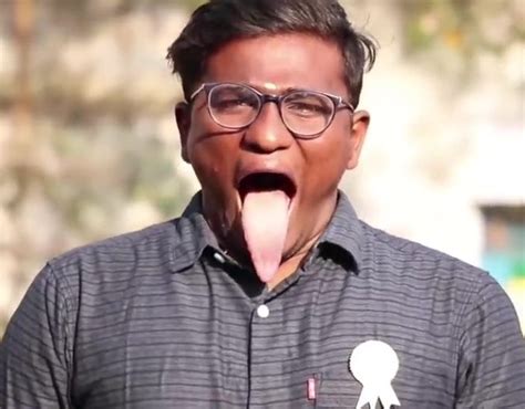 Meet The Man With Worlds Longest Tongue Who Can Lick His Elbow And