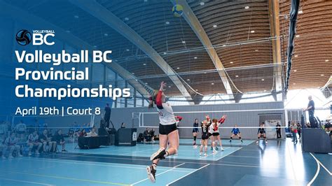 2024 Volleyball BC Provincial Championships April 19 Court 8 YouTube