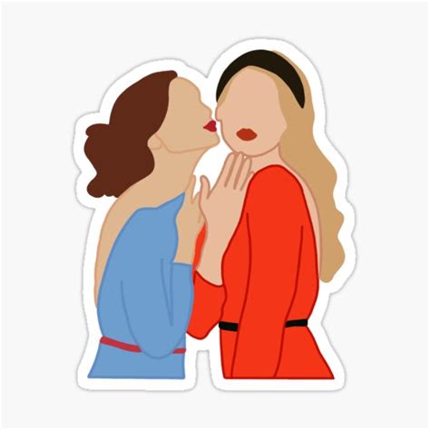 Blair And Serena Stickers Redbubble