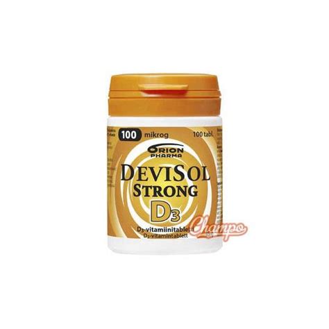 Витамины Devisol D3 Strong 100 мкг 100 таблеток из Финляндии купить в ...