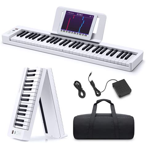 Buy Donner Folding Bluetooth Piano Keyboard 61 Keys Sensitive Travel