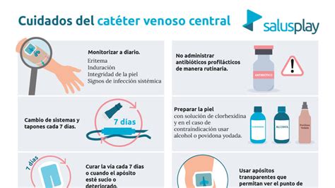 Infograf A Basada En Evidencias Cuidados Del Cat Ter Venoso Central