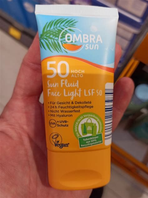 Ombra Sun Sun Fluid Face Light LSF 50 50 Ml INCI Beauty