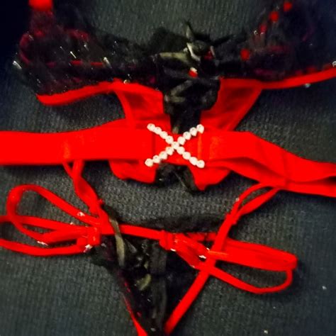 Spicy Lingerie Intimates Sleepwear One Piece Red An Black Lingerie Poshmark