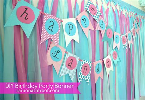 DIY Birthday Banner: An easy DIY Banner for any occasion!