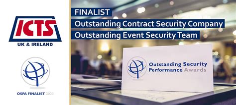 The Uk Outstanding Security Performance Awards