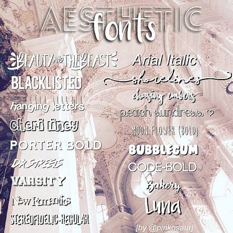 💎Aesthetic Fonts💎