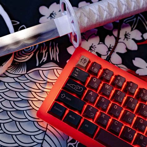 Drop Redsuns Gmk Red Samurai Keycap Set Mechanical Keyboards