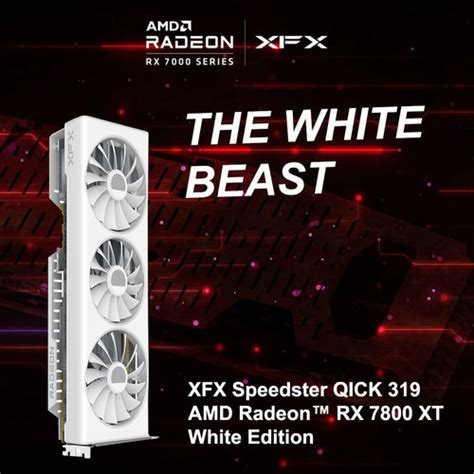 Jual Xfx Radeon Rx Xt White Edition Speedster Qick Core Gb