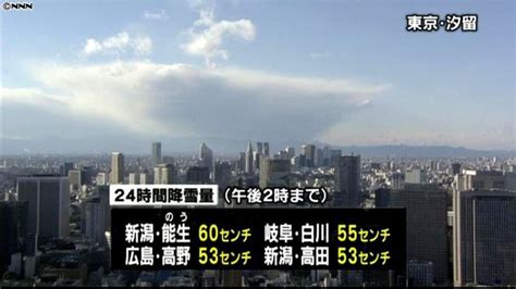 日本海側を中心に17日にかけ大雪のおそれ｜日テレnews Nnn