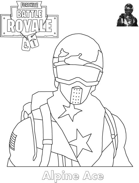 Coloriages Et Dessins Fortnite Hiver Et Ski Breakflip