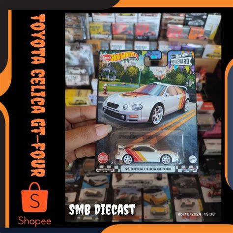 Jual HOT WHEELS 95 TOYOTA CELICA GT FOUR BOULEVARD SERI T PREMIUM Shopee Indonesia