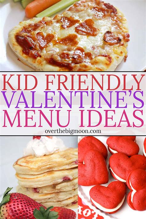 Kid Friendly Valentine's Day Menu Ideas - Over the Big Moon