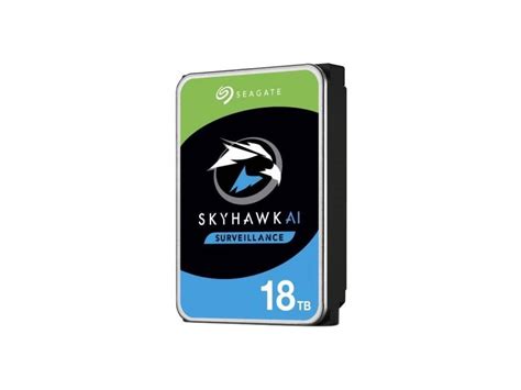 Seagate SkyHawk AI ST18000VE002 18 TB Hard Drive 3.5" Internal SATA ...