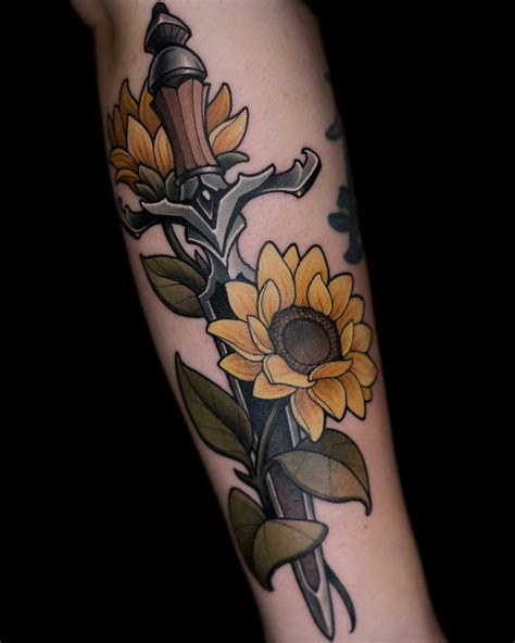 Share More Than Neo Traditional Sunflower Tattoo Best In Cdgdbentre