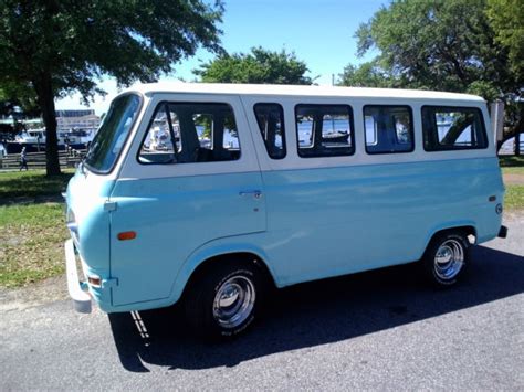 Restored Ford Falcon Econoline Van Club Wagon Awesome Beach