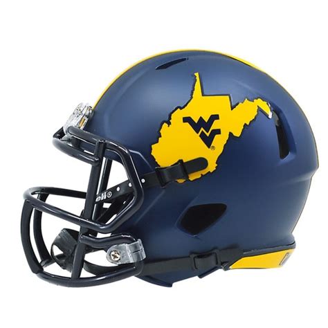 WVU Country Roads 2023 Speed Mini Helmet