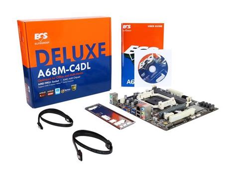ECS A68M-C4DL (V2.0) FM2+ / FM2 Micro ATX AMD Motherboard - Newegg.com