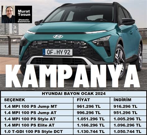 Hyundai Bayon Fiyat Listesi Ocak Hyundai Tucson Km