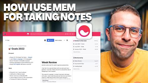 How I Use Mem For Note Taking Youtube