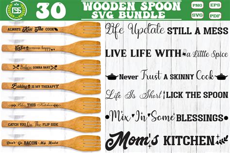 Wooden Spoon SVG Bundle Funny Spoon Han Graphic By Design Dynamo