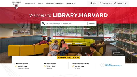 New library website provides digital front door to Harvard resources ...