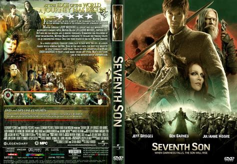 Seventh Son DVD Cover & Label (2014) R1 Custom Art