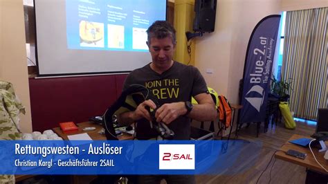 Rettungswesten Auslöser Skipper 360 Das Videoportal für den Skipper