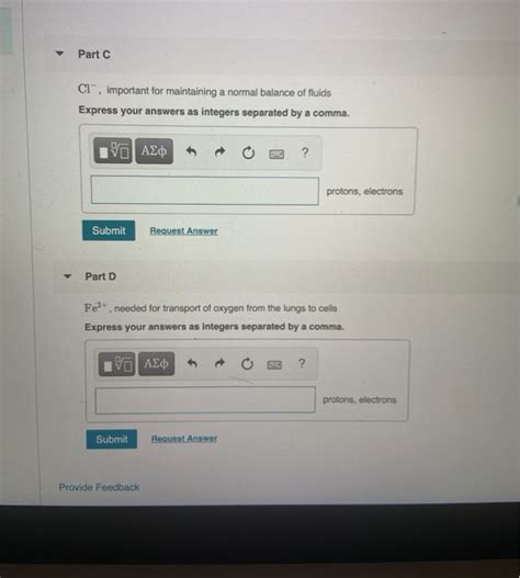 Solved Specify the numbers of protons and electrons in each | Chegg.com 
