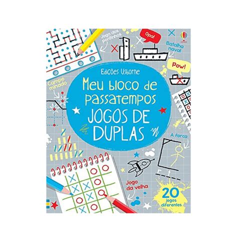 Jogo De 2 Passatempos - Jogos de Dupla: Meu Bloco de Passatempos - Tempojunto
