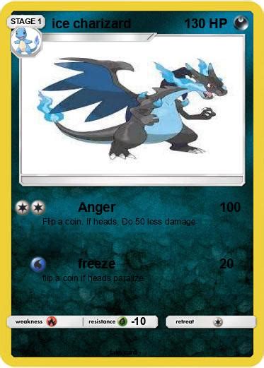 Pokémon Ice Charizard 13 13 Anger My Pokemon Card