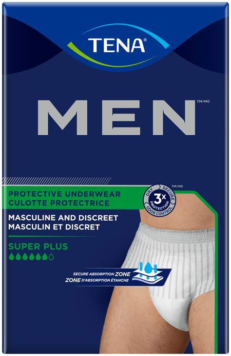 Tena Men à Absorption Super Plus Culottes Dincontinence Protectrices