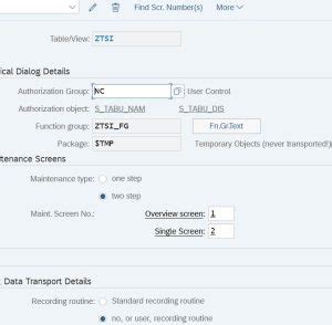 How To Create Table Maintenance Generator In Sap Abap Sapfaqs