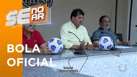 Federação Sergipana de futebol apresenta bola oficial do campeonato